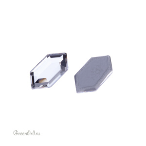 Swarovski 2776 Термостразы Гексагон 16,5x8,4 мм, прозрачный (#001), 1 шт.