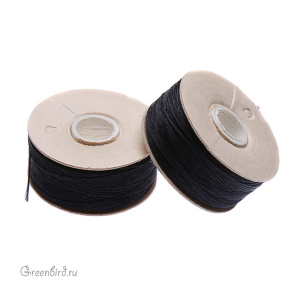 Нить NYMO размер D, катушка (Black)