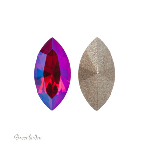 4228 Navette Fancy Stone 10х5 мм – Light Siam Shimmer (#227SHIM)