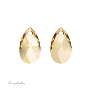 6106 подвеска Pear Shaped 16mm – Golden Topaz (#1003)