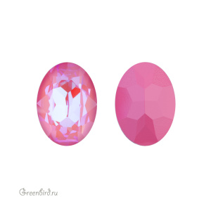 Swarovski 4120 Овал 14х10 мм, розовый лотос делайт (#001L145D), 1 шт.