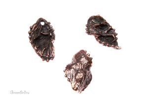 "Вальс цветов", подвеска, ант. бронза, 1 шт. (#0811)