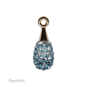 167563 подвеска Pave капля 14mm, золото, Montana/Aquamarine/Moonlight (#207/202/001MOL) 167563 подвеска Pave капля 14mm, золото, Montana/Aquamarine/Moonlight (#207/202/001MOL)