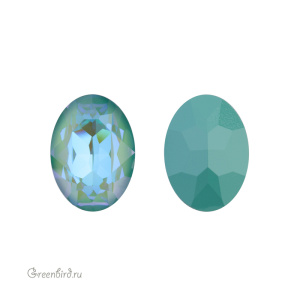 Swarovski 4120 Овал 14х10 мм, шелковистый шалфей делайт (#001L147D), 1 шт.