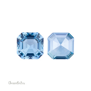 Swarovski 4480 Империал 6 мм, аквамарин сияющий (#202IGNIT), 1 шт.