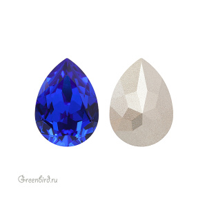 Swarovski 4320 Капля 18х13 мм, величественный синий (#296), 1 шт.