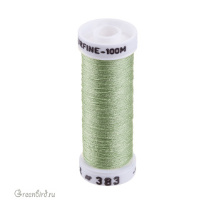 Шелковая нить Au Ver a Soie Soie Surfine, фисташковый, 100 м (#383)