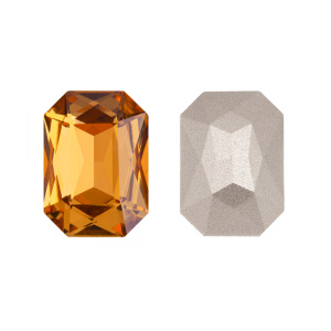 Crystalbird 4627 Октагон 14x10 мм, топаз (#203), уп. 4 шт.