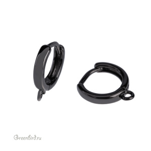 Швензы круглые "Мини", gunmetal, пара (#SV1701-016)