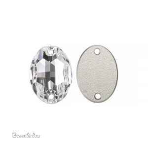 Swarovski пришивные 3210 Овал 10х7 мм, прозрачный (#001), 1 шт.