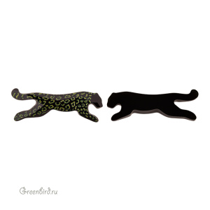 Swarovski 2839 Клеевые стразы Пантера 27х9,7 мм, черный (#280), 1 шт.