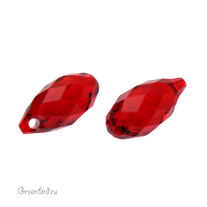 6010 подвеска Briolette Pendant 13x6,5mm – Siam (#208)