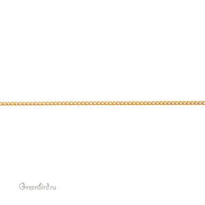 Цепочка тонкая 1,1 мм, золото, 10 см (9A019), Корея