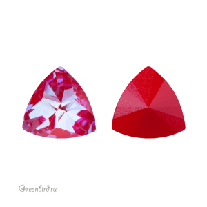 Swarovski 4799 Призматический треугольник 9,2x9,4 мм, королевский красный делайт (#001L107D), 1 шт.