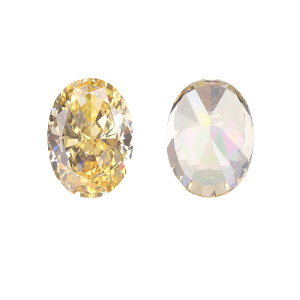 Crystalbird Фианит Овал 14x10мм, жонкиль, 1 шт. (#CBFN-OS-08)