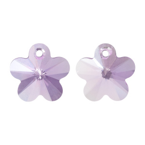 Swarovski 6744 подвеска Цветок 14 мм, фиолетовый (#371), 1 шт.