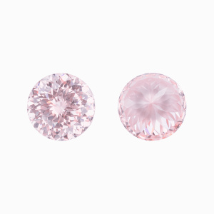 Crystalbird Фианит круглый 11 мм, бледно-розовый, 1 шт. (#CBFN-12)