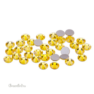 Swarovski 2088 Клеевые стразы круглые SS12, цитрин (#249), уп. 36 шт.