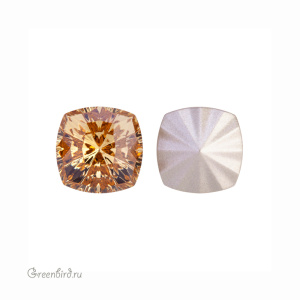 Swarovski 4460 Магический квадрат 8 мм, светлый колорадский топаз (#246), 1 шт.