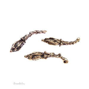 "Дети природы", подвеска, ант. латунь, 1 шт. (#Л0522)