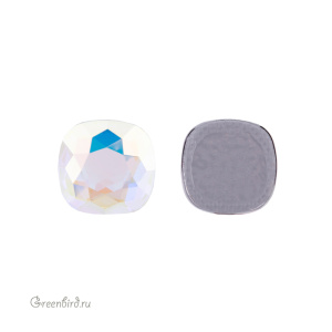 2471 Кристалл горячей фиксации Cushion 7 мм – Crystal AB (#001AB), M-Foiled, 1шт.