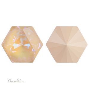 4699 Prismatic Hexagon Fancy Stone 20x22,9 мм – Ivory Cream DeLite (#001L106D)