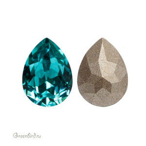 4320 Pear Fancy Stone 8х6 мм – Light Turquoise (#263) 4320 Pear Fancy Stone 8х6 мм – Light Turquoise (#263)