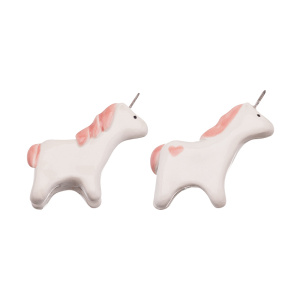 Подвеска "Лошадка", керамика, 1 шт. (#KLKV-CRM-07)