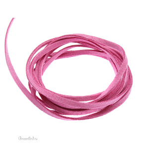 Шнур Ultrasuede 3 мм Hot pink (HPI) Шнур Ultrasuede 3 мм Hot pink (HPI)