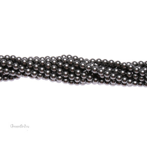 Swarovski 5810 Жемчуг 3 мм, темно-серый (#617), уп. 50 шт.