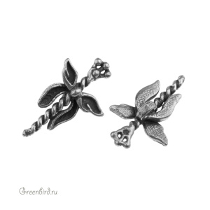 "Время рыцарей", подвеска, ант. серебро, 1 шт. (#С1343)