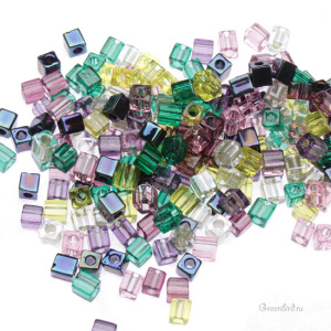 MIYUKI Cube 3 мм (#MIX21) MIYUKI Cube 3 мм (#MIX21)