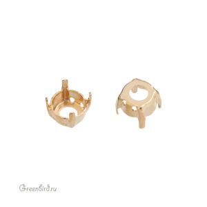 1088 Оправа для ювелирного кристалла Chaton SS39, золото