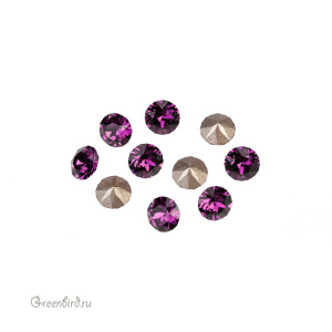 Swarovski 1088 Шатон SS19, аметист (#204), уп. 10 шт.