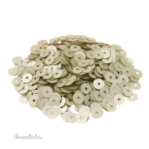 Пайетки 4мм плоские Champagne (#226W)