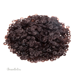 Пайетки 3мм чаша Testa Di Moro (#886F)