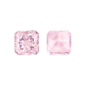 Фианит Crystalbird Square 10мм, Pale Pink, 1 шт. (#CBFN-SQ-04)