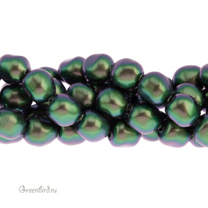 Swarovski 5840 Жемчуг барочный 8 мм, зеленый скарабей (#946), 1 шт.