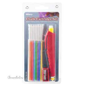 Набор мелков с ручкой-держателем Allary, 9 цветов (#084624)