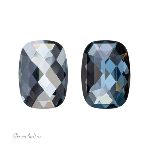Swarovski 4565 Классический багет 14x10 мм, аквамарин сатин (#202SATIN), 1 шт.