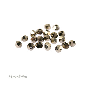 Swarovski 5328 Биконусы 3 мм, светло-золотистый 2X (#001MLGLD2), уп. 20 шт.