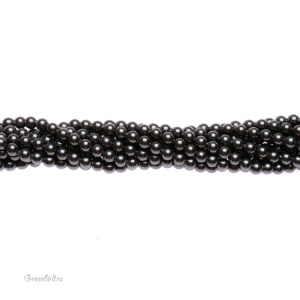Swarovski 5810 Жемчуг 3 мм, черный (#298), уп. 50 шт.
