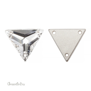 3270 Triangle Sew-on Stone 16 мм – Crystal (#001)