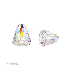 5541 Бусина Dome Bead Large 11mm – Crystal AB (#001AB)
