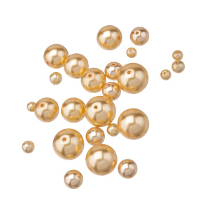 Crystalbird Микс жемчуга Gold 3-10 мм, уп.25 шт. (#CBPL-MIX27)