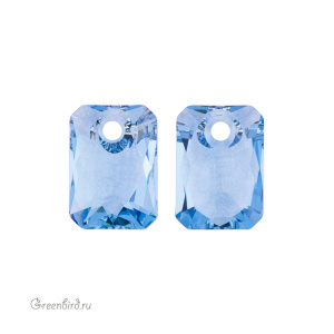 6435 подвеска Emerald Cut 9 mm – Aquamarine (#202) 6435 подвеска Emerald Cut 9 mm – Aquamarine (#202)