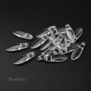 Dagger 2 отверстия 5x16mm, Crystal, 1 шт. (#00030) Dagger 2 отверстия 5x16mm, Crystal, 1 шт. (#00030)