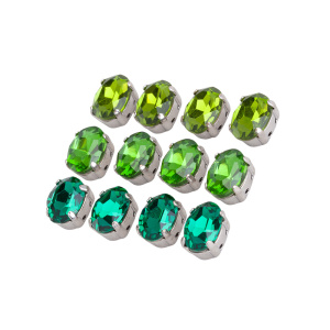 Crystalbird Микс кристаллов 4120C 8x6 мм – зеленый, родий, уп.12 шт. (#CBCS-MIX11) Crystalbird Микс кристаллов 4120C 8x6 мм – зеленый, родий, уп.12 шт. (#CBCS-MIX11)