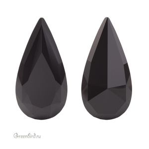 Swarovski 4322 Капля 22х11 мм, черный (#280), 1 шт.