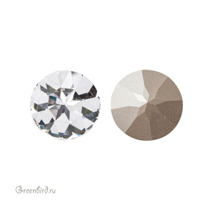 1201 Round Stone 27 мм – Crystal (#001)
